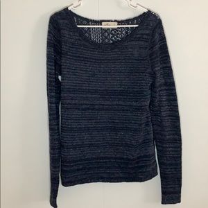 💖5/$25💖 Hollister Thin Navy Long Sleeve